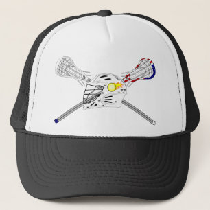 Gorra De Camionero Palillos de LaCrosse con el casco
