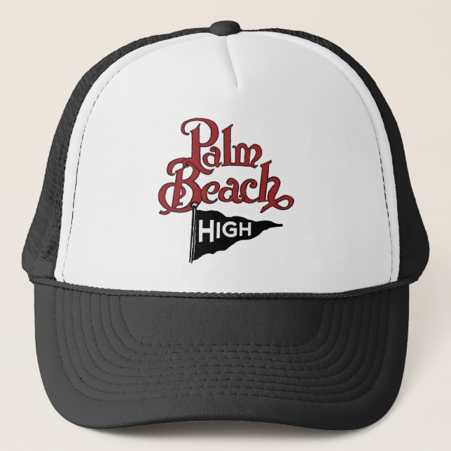 Gorra De Camionero Palm Beach alto #1 (Anverso)