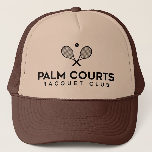 Gorra De Camionero Palm Courts Racquet Club Trucker Hat (Anverso)