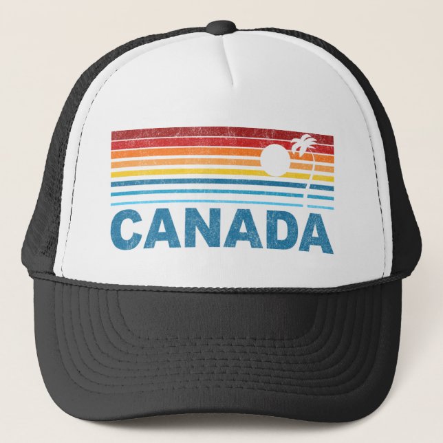 Gorra De Camionero Palm Tree Canada (Anverso)