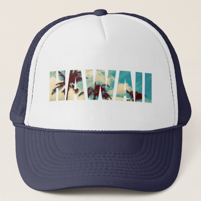 Gorra De Camionero Palmas de Hawaii (Anverso)