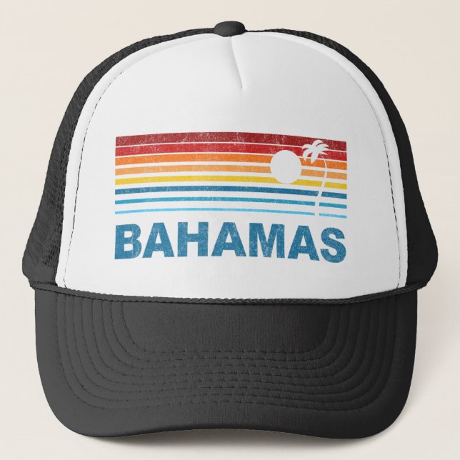 Gorra De Camionero Palmera Bahamas (Anverso)