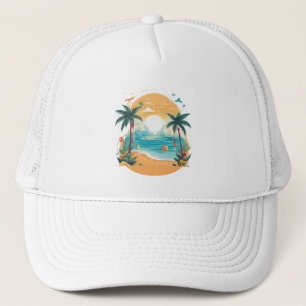 Gorra De Camionero palmera de Sun Beach
