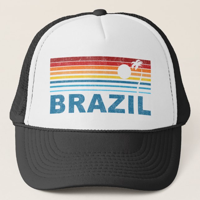 Gorra De Camionero Palmera el Brasil (Anverso)