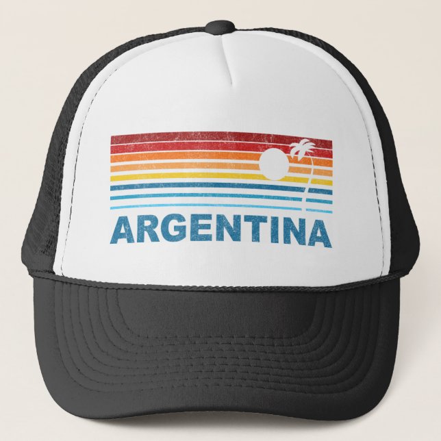 Gorra De Camionero Palmera la Argentina (Anverso)