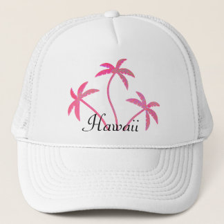 Gorra De Camionero Palmeras rosadas Hawaii