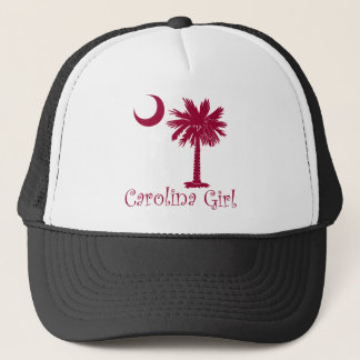 Gorra De Camionero Palmetto del chica de Carolina del granate