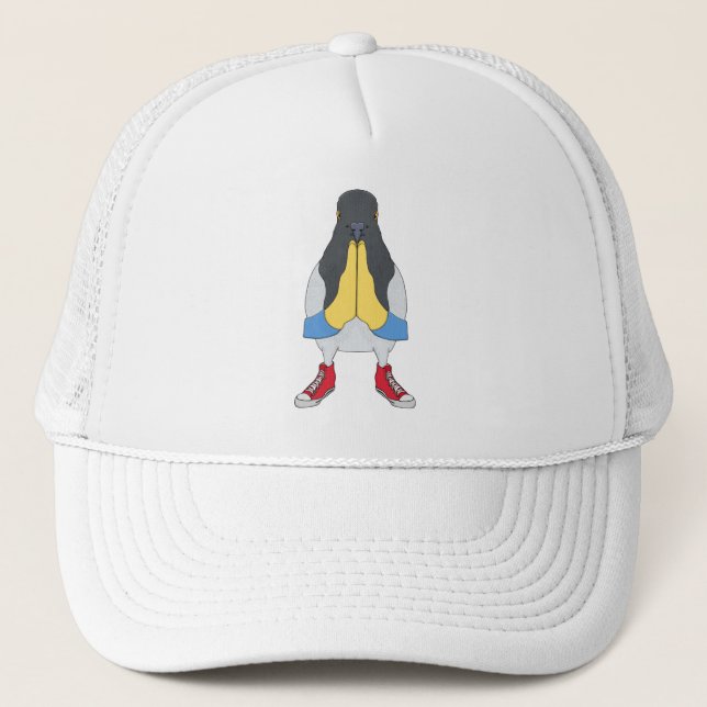 Gorra De Camionero Paloma con Zapatos (Anverso)