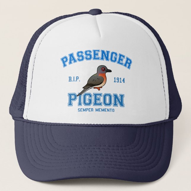 Gorra De Camionero Paloma de pasajero del equipo (Anverso)