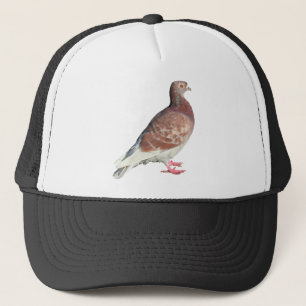 Gorra De Camionero Paloma roja (aislado)
