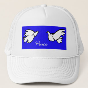 Gorra De Camionero Palomas blancas de la paz