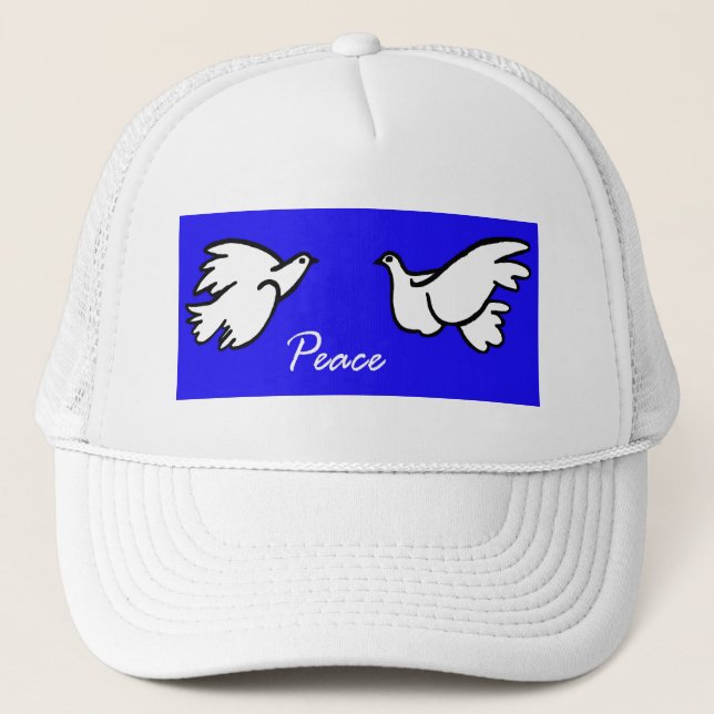 Gorra De Camionero Palomas blancas de la paz (Anverso)
