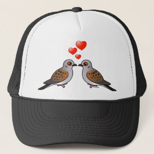 Gorra De Camionero Palomas de la tortuga en amor