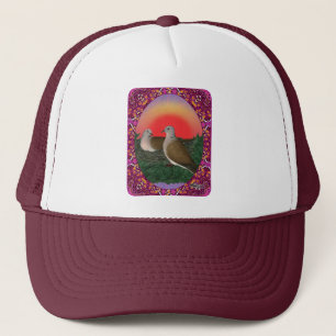 Gorra De Camionero Palomas enmarcadas