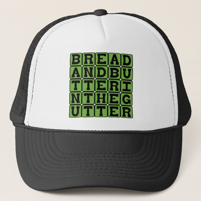 Gorra De Camionero Pan Con Mantequilla En La Alcantarilla (Anverso)
