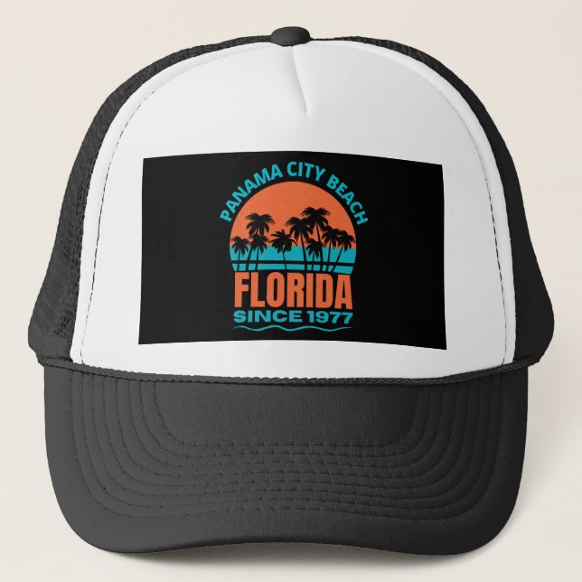 Gorra De Camionero Panamá City Beach Florida (Anverso)