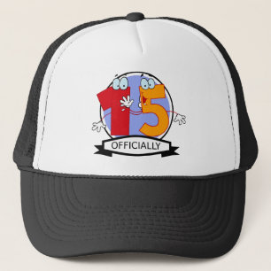 Gorra De Camionero Pancarta oficial de cumpleaños 15
