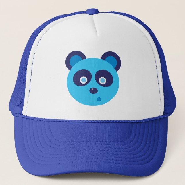 Gorra De Camionero Panda azul (Anverso)