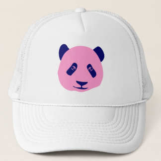 Gorra De Camionero Panda - Azul rosa y oscuro