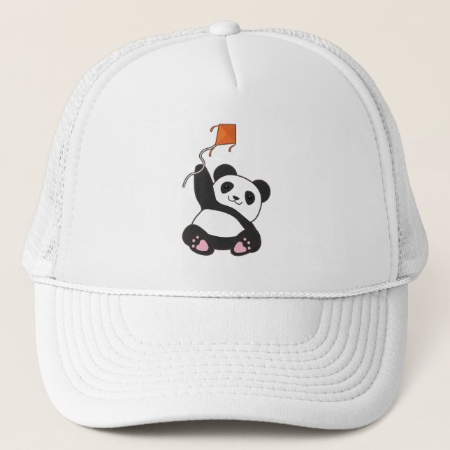 Gorra De Camionero Panda con cometa (Anverso)