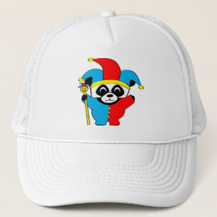 Gorra De Camionero Panda con traje de bufón
