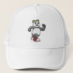 Gorra De Camionero Panda corriendo con la cabeza