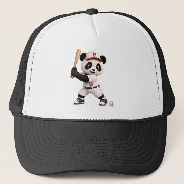 Gorra De Camionero Panda de béisbol  (Anverso)