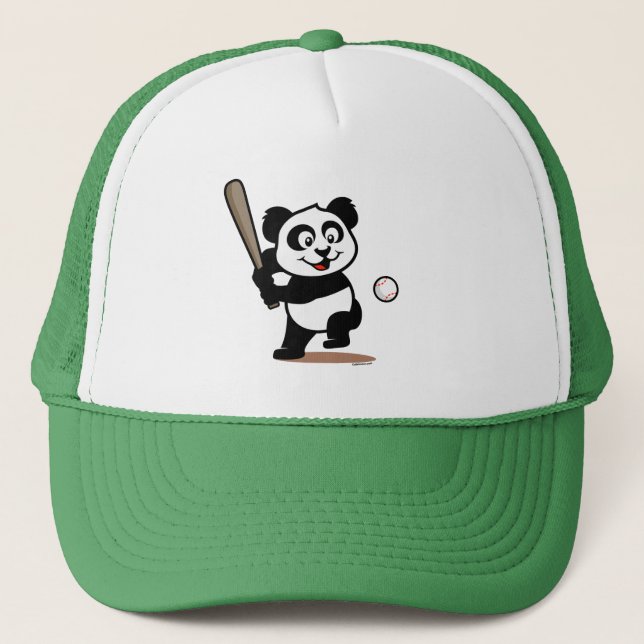Gorra De Camionero Panda de Béisbol (Anverso)