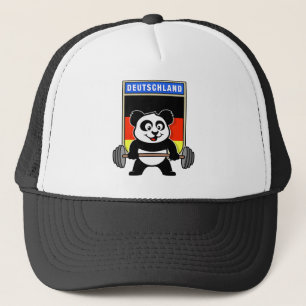 Gorra De Camionero Panda de elevación de pesas alemán