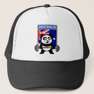 Gorra De Camionero Panda de elevación de pesas de Australia