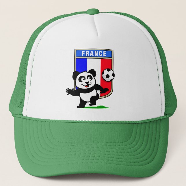 Gorra De Camionero Panda de Fútbol de Francia (Anverso)