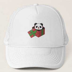 Gorra De Camionero Panda en cumpleaños con regalo