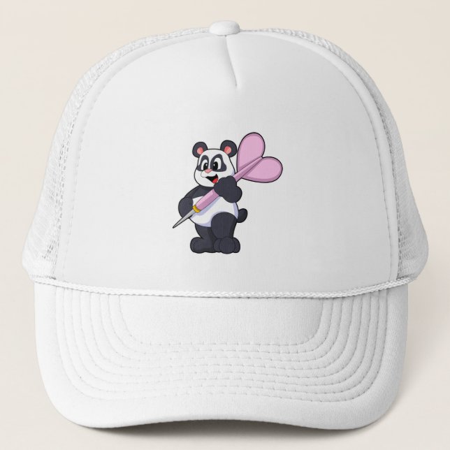 Gorra De Camionero Panda en Darts con Dart (Anverso)