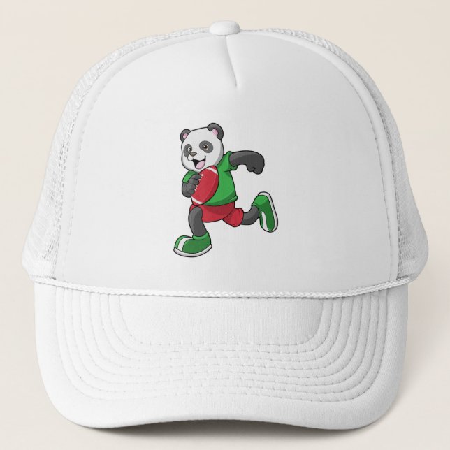 Gorra De Camionero Panda en el fútbol con equipo (Anverso)