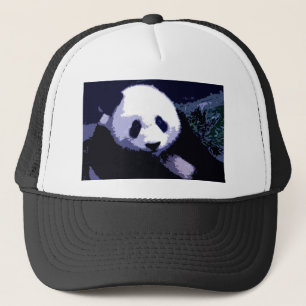 Gorra De Camionero Panda Face Pop Art