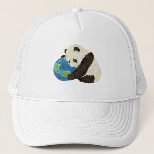 Gorra De Camionero Panda linda (Anverso)
