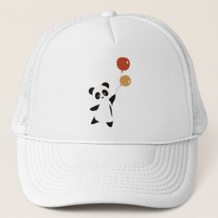 Gorra De Camionero Panda Mosca Con Globos Animales Cuidados Para Niño