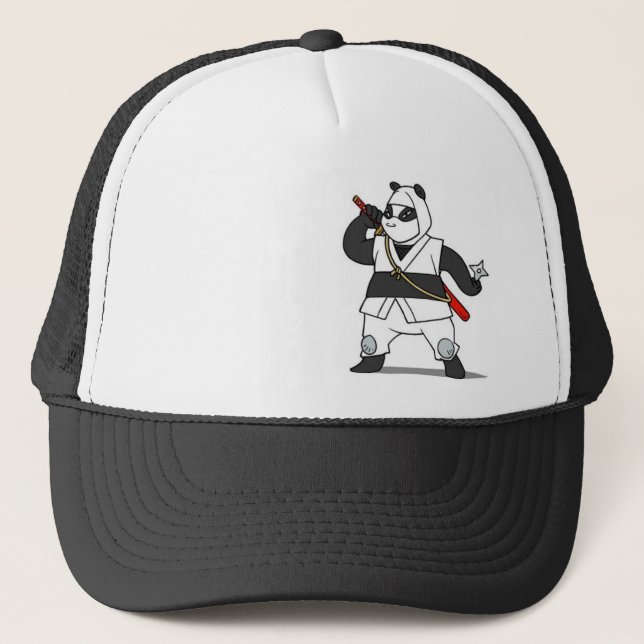 Gorra De Camionero Panda Ninja (Anverso)
