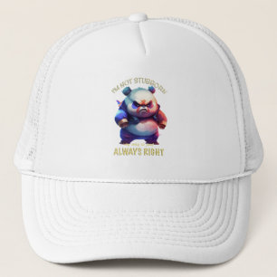 Gorra De Camionero Panda No soy testarudo Mi Camino Es Siempre Correc