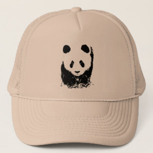 Gorra De Camionero Panda Pop Art