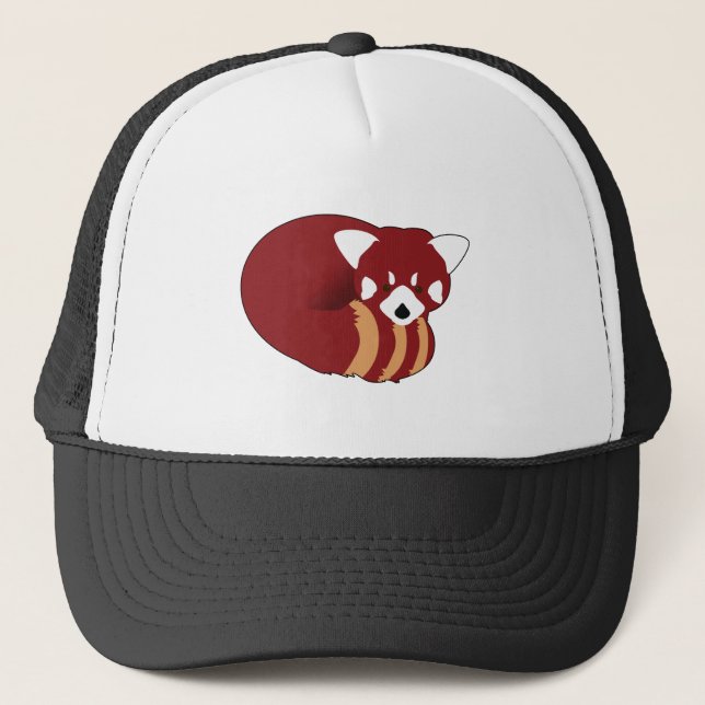 Gorra De Camionero Panda rojo (Anverso)