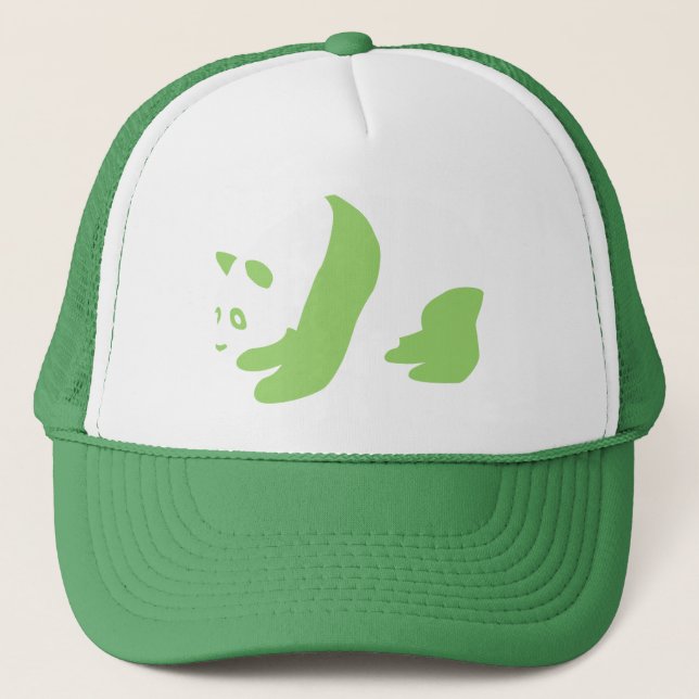 Gorra De Camionero Panda (verde) (Anverso)