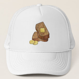 Gorra De Camionero Panecillos de pan de pan de banana Mantequilla de 