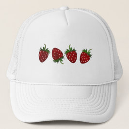 Gorra De Camionero Panel de Fresa