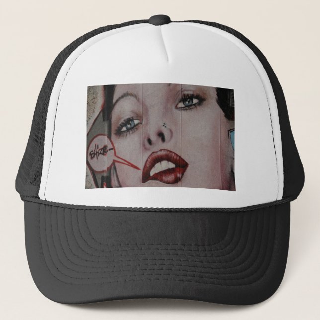 Gorra De Camionero _Paneles rojos (Anverso)