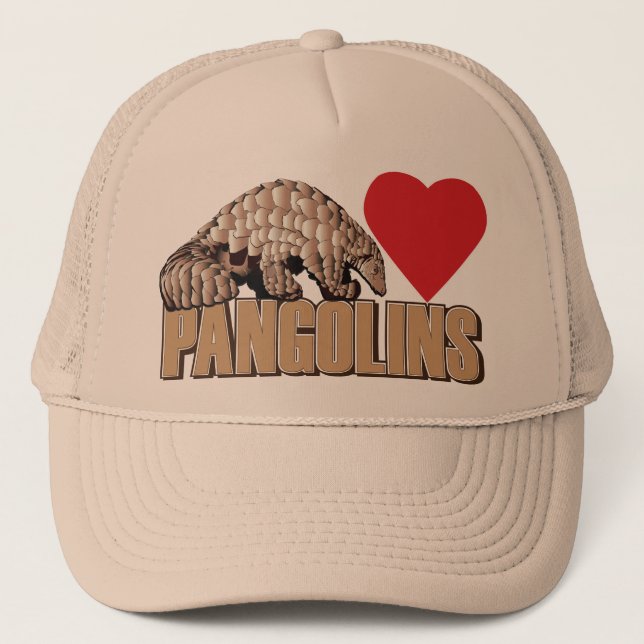 Gorra De Camionero Pangolins-Heart (Anverso)