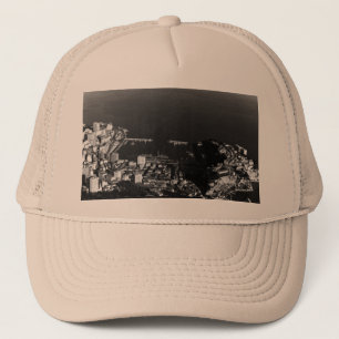 Gorra De Camionero Panorama general del puerto del Principado de Móna