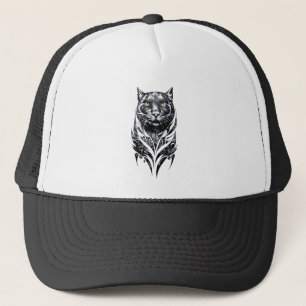 Gorra De Camionero Pantera Naturaleza animal salvaje Ilustracion arte