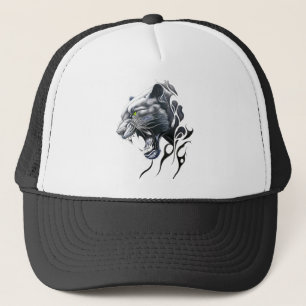 Gorra De Camionero Pantera Naturaleza animal salvaje Ilustracion arte