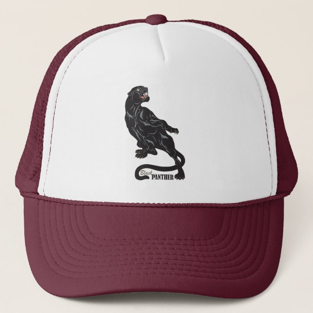 Gorra De Camionero pantera negra (Anverso)